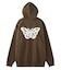 BUTTERFLY PATCH OVERSIZED SWEAT HOODIE