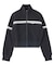 STRIPED COMPACT SWEAT TRACK TOP