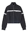 STRIPED COMPACT SWEAT TRACK TOP