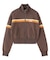 STRIPED COMPACT SWEAT TRACK TOP