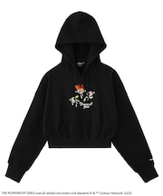 X-girl x THE POWERPUFF GIRLS SWEAT HOODIE
