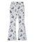 HANDWRITTEN FLOWER JERSEY FLARE PANTS