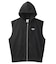 DISTRESSED CIRCLE LOGO ZIP UP SWEAT VEST