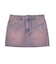 CURSIVE LOGO DENIM MINI SKIRT