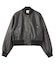 DISTRESSED FAUX LEATHER COMPACT BLOUSON