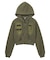 DISTRESSED ZIP UP SWEAT HOODIE