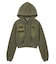 DISTRESSED ZIP UP SWEAT HOODIE