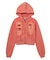 DISTRESSED ZIP UP SWEAT HOODIE