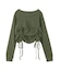FADED DRAWSTRING L/S TOP