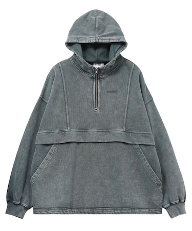FADED SWEAT ANORAK PARKA