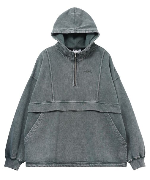 FADED SWEAT ANORAK PARKA