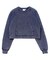 FADED CROPPED CREWNECK SWEAT TOP
