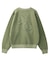 LOGO PATCH PIGMENT DYED CREWNECK SWEAT TOP