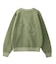 LOGO PATCH PIGMENT DYED CREWNECK SWEAT TOP