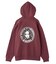 CIRCLE LOGO AND FACE ZIP UP SWEAT HOODIE