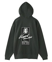 FACE BOX PATCH ZIP UP SWEAT HOODIE