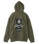 FACE BOX PATCH ZIP UP SWEAT HOODIE