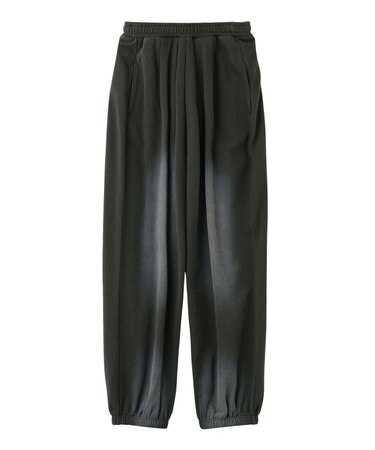 SPRAY PRINT BALLOON SWEAT PANTS