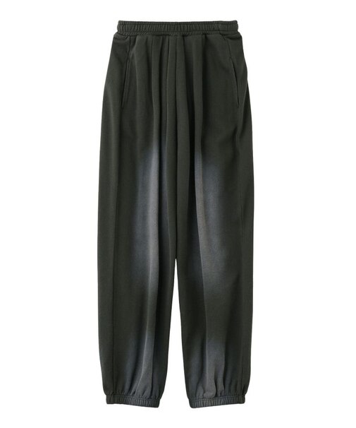 SPRAY PRINT BALLOON SWEAT PANTS