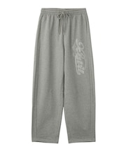 RHINESTONE CURSIVE LOGO SWEAT PANTS
