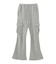 CARGO POCKET FLARE SWEAT PANTS