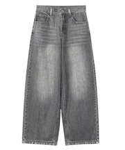 LOGO POCKET LOOSE DENIM PANTS