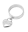 HEART PADLOCK RING