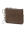 FAUX LEATHER PATCH COIN AND CARD CASE