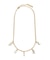 LOGO AND RHINESTONE NECKLACE