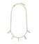 LOGO AND RHINESTONE NECKLACE
