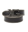 XG EMBLEM CLASP FAUX LEATHER BELT