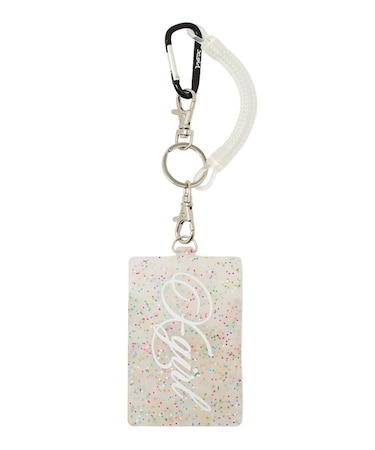 SCRIPT LOGO RUBBER PASS CASE