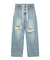 DRAWSTRING DENIM PANTS