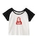 FACE RAGLAN S/S BABY TEE