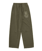 PIGMENT DYED FACE AND LOGO SQUARE PATCH SWEATPANTS