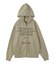 EYELET EMBROIDERY ZIP UP SWEAT HOODIE