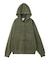 EYELET EMBROIDERY ZIP UP SWEAT HOODIE