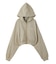STUDDED ZIP UP SWEAT HOODIE