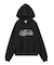 RHINESTONE CURSIVE LOGO SWEAT HOODIE