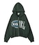 PANELED GRAPHIC ZIP UP SWEAT HOODIE