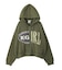 PANELED GRAPHIC ZIP UP SWEAT HOODIE