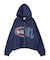 PANELED GRAPHIC ZIP UP SWEAT HOODIE