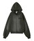 SPRAY PRINT ZIP UP HOODIE