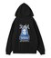 FACE PATCH AND LOGO ZIP UP SWEAT HOODIE