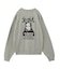 FACE PATCH AND LOGO CREWNECK SWEAT TOP