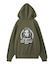 MESSAGE AND FACE ZIP UP SWEAT HOODIE
