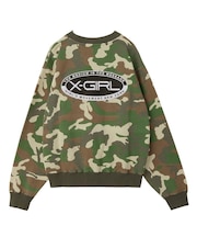 EMBROIDERY OVAL LOGO SWEAT TOP