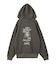 MIX LOGO & FACE FADED ZIP UP SWEAT HOODIE