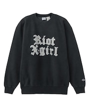X-girl x Champion REVERSE WEAVE R FADED LOGO SWEAT TOP