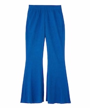 CREPE LETTUCE EDGE FLARE EASY PANTS